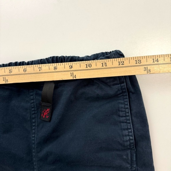 Gramicci Youth Boys Size 8 Navy Belted Twill Straight Leg Pants Adjustable Waist - Picture 10 of 13